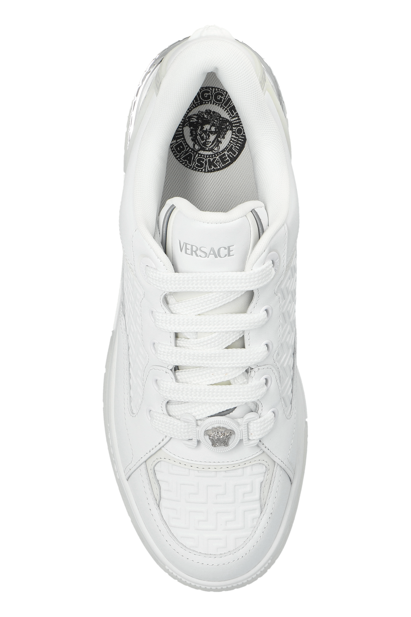 スニーカー VERSACE Woman Sneakers White 1 78YA3SJ4ZPB13 S10 White Sneakers with logo Versace - Vitkac AS